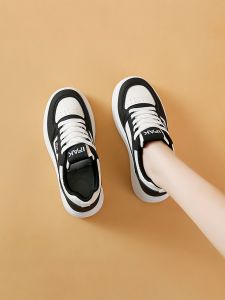 MAOLI | Thick Sole White Sneakers for Women Light Soft Breathable with Inner Height Increase