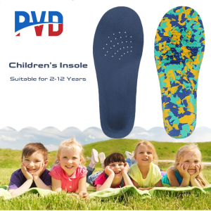 PVD 1Pair Childrens Orthotic Cushioning Arch Support Insoles