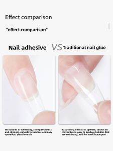MONLEYTA | Nail Art Adhesive Glue Strongly Stick Nail Tips Diamond Decoration Professional Manicure Gel Polish Compatible Nail Care