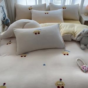 Kiss Dear | Creamy Milk Velvet Bedding Set Winter Thickening