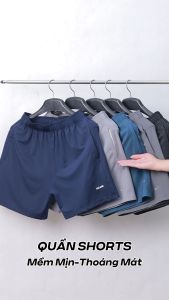 Quần đùi thể thao chất thun lạnh quần tập thể thao chạy bộ thấm hút co giãn siêu tốt mát mẻ vận động thoải mái GSR10 thương hiệu GUZADO