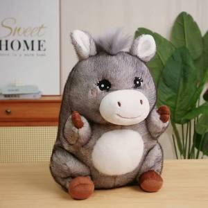 Beast Kingdom | 23/30/40cm Newest Seated Fat Pony Doll Kawaii Stuffed Plush Toy Doll Cartoon Anime Cute Pillow Kids Birthday Holiday Gift Doll