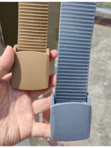 Thắt Lưng Vải Dệt Không Có Kim Loại Cho Nam Thắt Lưng Chiến Thuật Thường Ngày Bằng Nhựa Thắt Lưng Vải Cotton Phổ Thông Đơn Giản