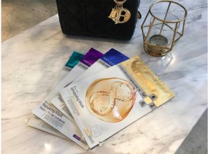 Spot Taiwan Future Beauty 8-minute facial mask hydrating whitening weak muscle repairing moisturizing soothing and anti-counterfeiting code