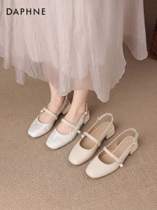 Daphne | Chunky Heel Summer Chinese Style Open Back Sandals