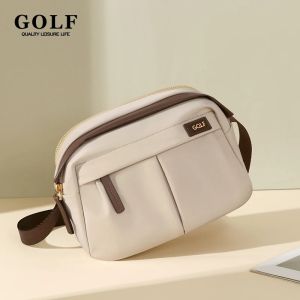 GOLF kualiti Crossbody wanita beg Nylon bahu Purse kecil Cross Body Bag wanita kasual Rectangular telefon Mini Cross Bag Anti kecurian