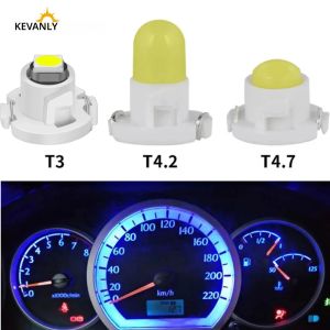 10pcs T3 LED 3030 SMD หลอดไฟ LED T4.2 T4.7 ไฟแสดงสถานะหลอดไฟรถ Dashboard ไฟเตือนเครื่องมือโคมไฟอัตโนมัติ