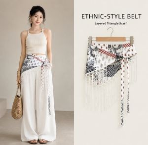 XUANXUAN | Ethnic Retro Style Fringe Decorative Sash