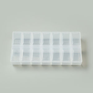 Portable Mini Three Grids Medication Box Small Remind Organizer for Morning Noon Night Tablets Storage Container Week Long