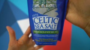 Fine Ground Celtic Sea Salt 454g. Pantry Friendly  Gluten Free เกลือทะเลเซลติกบดละเอียด ปราศจากกลูเตน