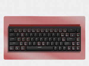 Womier WK68 PRO-Black 60% Percent Keyboard with Light Box