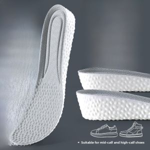 XIANZHAO | Mens Invisible Full-Palm Sports Insole Heightening Shoe Pad Comfortable Breathable Sweat Absorbent Arch Support Non-Slip