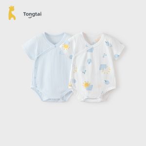 Tongtai | Bộ 2 Quần Áo Bòm Sơ Sinh Mùa Hè Bằng Cotton Nhẹ Dành Cho Bé Trai Và Bé Gái