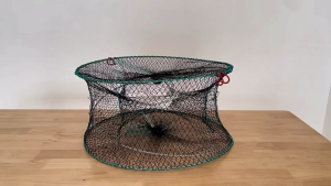 Crab Trap Net Portable Foldable Crab Trap Cage Not Easy To Rust Sturdy Fish Cage Crab Fishing Net