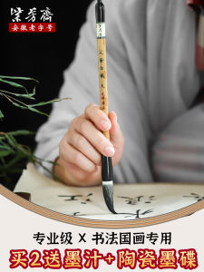 Professional Zifangzhai Calligraphy Brush Set for Beginners Medium Regular Script Seal Script Running Script Traditional Chinese Painting Brushes