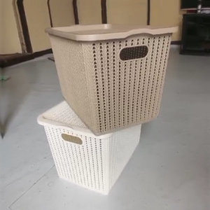 Organizer storage box RATTAN space saver organizer storage box