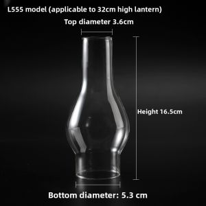 Retro Glass Oil Lamp Nostalgic