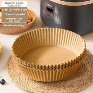 WEIKAMAYI | Non-stick Oil Absorbent Tray Paper for Air Fryer