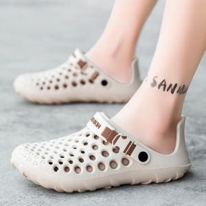 Mens Summer Anti-Slip Thick Bottom Soft Sole Sandals Fishing Water Shoes Breathable Casual Slip-On EVA Sporty Thong Shoes