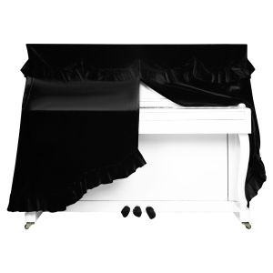 IRIN | KC-135 Upright Piano Dust-Proof Cover Soft Piano Full Coverage Dust Sunlight Resistant Cloth for Piano Protection Maintenance