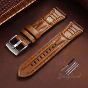 Genuine Cowhide Strap for Seiko for Omega Watch Band Brown 18mm 20mm22mm 24mm Universal Oil Wax Leather Bracelet Men Women Wrist
