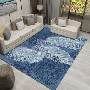 VIKAMA Pha Lê Nhung Hình Học Thảm Phong Cách Bắc Âu Ghế Sofa Phòng Khách Bàn Cà Phê Miếng Lót Phòng Ngủ Full Thảm Trang Trí Nhà Chống Trơn Trượt