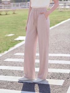 XIANGYING | Relax Fit Straight Pants High Waist