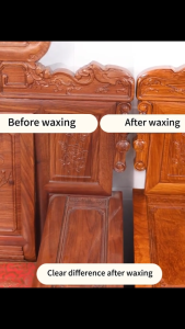 One wipe lasts 1 year beeswax wood polish bee wax polish wood 木蜡油 wood polish furniture polish polish kayu wood wax oil wood oil pengilat kayu Furniture Cleaning Care  Wood Cabinets Polishes Natural Shine Bees Wax Natural Bees wax