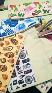 YUME SHOP - Tote Bag Kosmetik Lunch Bag Kanvas Tas Bekal Makan Tas Jinjing Hand Bag