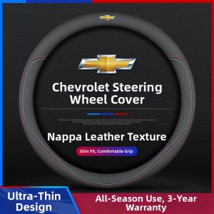 Genuine Leather Steering Wheel Cover