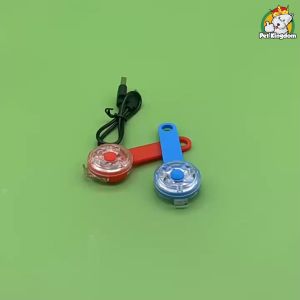 Dogs Collars Anti Loss Pendant Waterproof Safety LED Flashing Light LED Light Pendant For Dogs
