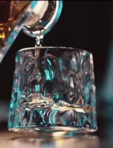 Ly thủy tinh cốc thủy tinh cao cấp đế lồi phong cách bắc âu hiện đại -Hesede