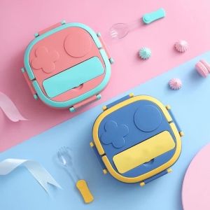 JUSTINLAU | JUSTINLAU Lunch Box Outing Tableware 304 Portable Stainless Steel Baby Children Student Camping Picnic Food Container Bento Box