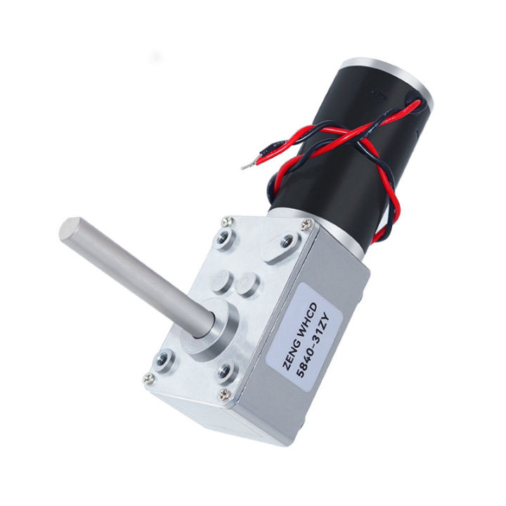 グリコーゲン ZENG WHCD】5840-31ZY Long-Axis Worm Gear Micro Motor 12V24V