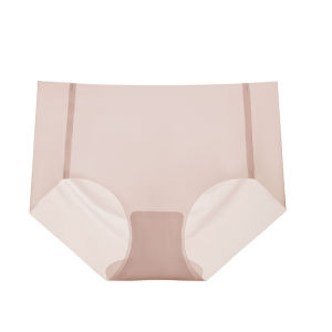 กางเกงชั้นในโยคะผ้าไหมสำหรับผู้หญิง ทรงสามเหลี่ยม ทรงเอวกลาง แห้งเร็ว ระบายอากาศได้ดี ไร้ตะเข็บ 3 ชิ้น สำหรับผู้หญิงวัยรุ่น