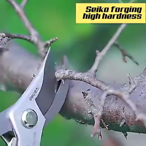 Stainless Steel Garden Shears – Branch Cutter for Plants Hedge Bonsai & Fruit Picking
