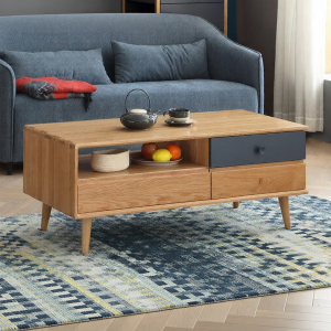 YUANSHI YUANSU | Original Solid Wood Oak Coffee Table