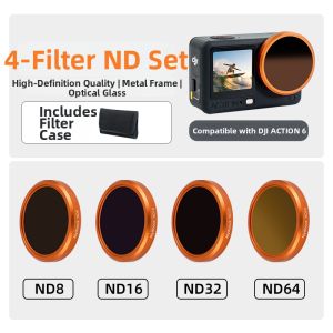 NiYi Focus | Quick Release CPL ND Black Mist Star Filters for Action Camera