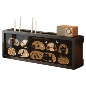 Hộp Đựng Hộp Cáp Tường WiFi Meisda Retro Router Storage Box Wall Mounted TV Box Organizer No Drilling Required