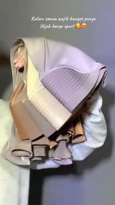 Bergo Sport (PET LEBAR) | Hijab Jersy Instan Premium Pendek