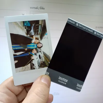 อัดรูปโพลารอยด์#อัดรูปจากไฟล์เป็นฟิล์มโพลารอยด์เเท้#ส่งของทุกวัน