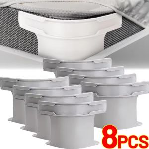 12ชิ้น สายรัดผ้าปูที่นอน / สายรัดที่นอนแบบหนาสำหรับผ้าปูที่นอนทุกขนาด / สายรัดผ้าปูที่นอนกันลื่นสำหรับผ้าปูที่นอน