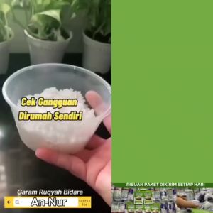 GARAM RUQYAH ASLI HIMALAYA SALT AN NUR REKOMENDASI SYEKH ALI JABER 100%ORIGINAL KEMASAN 100G RAM