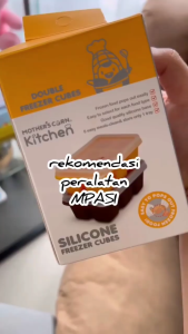 Mothers Corn Double Silicone Freezer Cubes Wadah Makanan Bayi Mothers