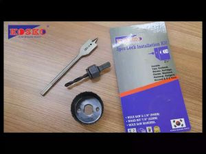 Kosko DRI-LIK-3P 3pcs Lock Installation Kit 2-1/8" Door Cutting Drill Hole