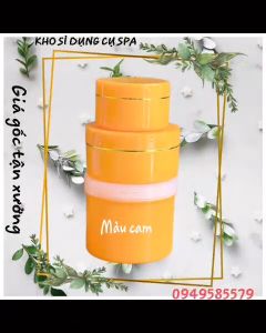 [giá sỉ] 10 hủ 200gr màu cam