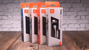 JBL T110 3.5mm Wired Earphones In-Ear Headphones Stereo Deep Bass Earbuds Sports Earphone with Mic