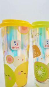 KAMJE Botol Minum Gelas Tumbler Buah Fruitamin 450ml BPA Free
