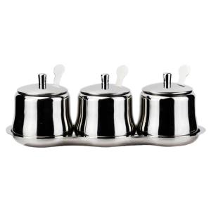 Stainless Steel Spice Container High Capacity with Lid