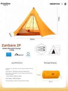 The Primitive | Outdoor Waterproof Lightweight Pyramid Tent